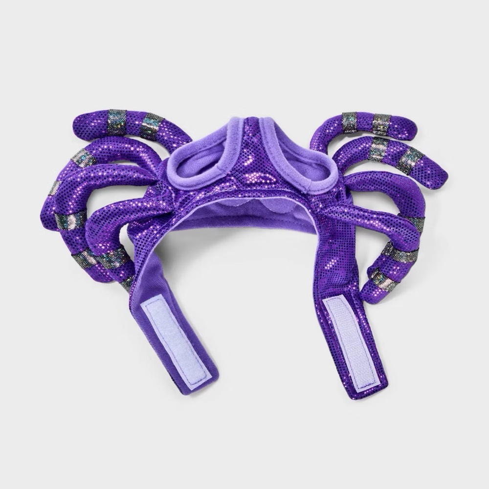 Spider nwt Cat Headpiece Costume - Boots & Barkley Purple One Size Fits Most - Picture 2 of 2